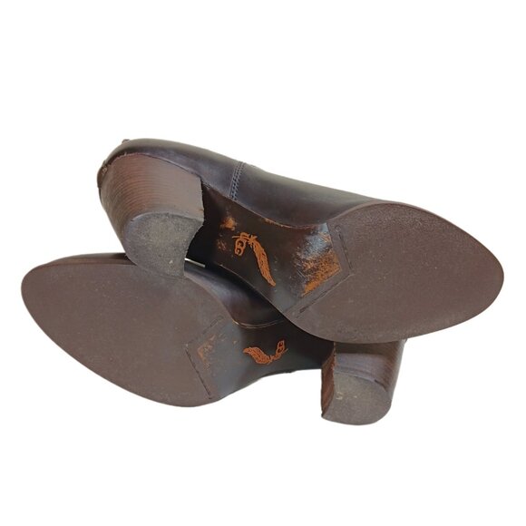 UGG Dark Brown Leather Ankle Booties - Picture 5 of 5